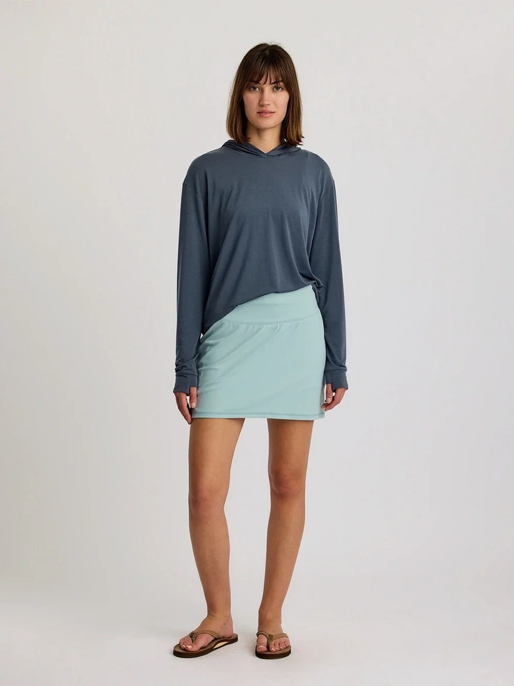 Free Fly light Aqua Women's Skort - Athletic Casual